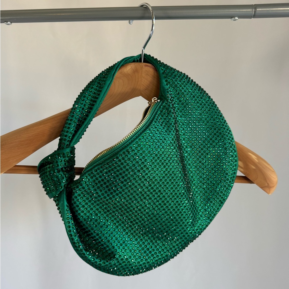 SOLD: Bottega style like green studded bag